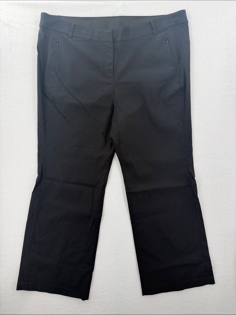 3For$20 Lane Bryant Black Pull-On Stretch Bootleg Style Pants size 24